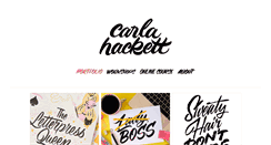 Desktop Screenshot of carlahackett.com